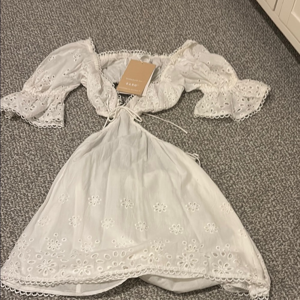 Sabo Skirt White Mini Dress